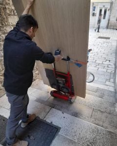 Domino con piano della cucina con lavandino (2)